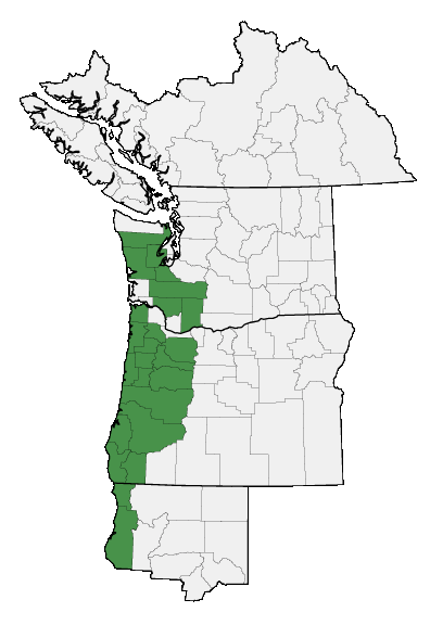 Map of where plant is found