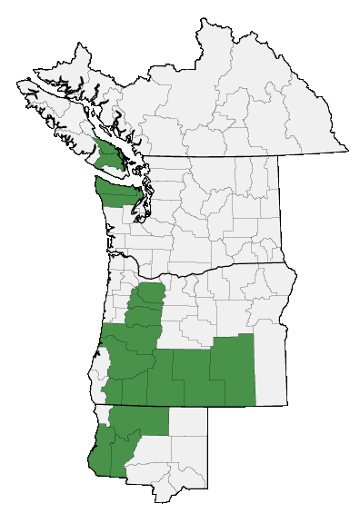 Map of where plant is found